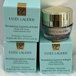 3 x Estee Lauder Revitalizing Supreme + Bright Power Soft Creme 5 ml each
